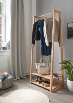 Garderobe 85x190cm 'Graz' Kernbuche geölt