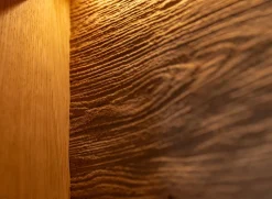Highboard inkl.Beleuchtung 83x147cm 'Triest' Wildeiche massiv Glas