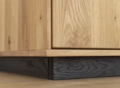 Highboard inkl.Beleuchtung 83x147cm 'Verona' Wildeiche massiv