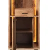 Highboard inkl.Beleuchtung 72x150cm 'Hunter' Akazie massiv