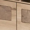 Highboard m.Holztüren 103x145cm 'Monza' Wildeiche geölt