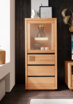 Highboard 65x148cm "Bergamo" Kernbuche geölt WZ-0159