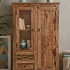 Highboard 95x140cm "Cordoba"' Akazie massiv lackiert