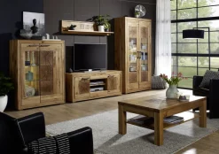 Highboard 103x135cm 'Danzig' Wildeiche geölt