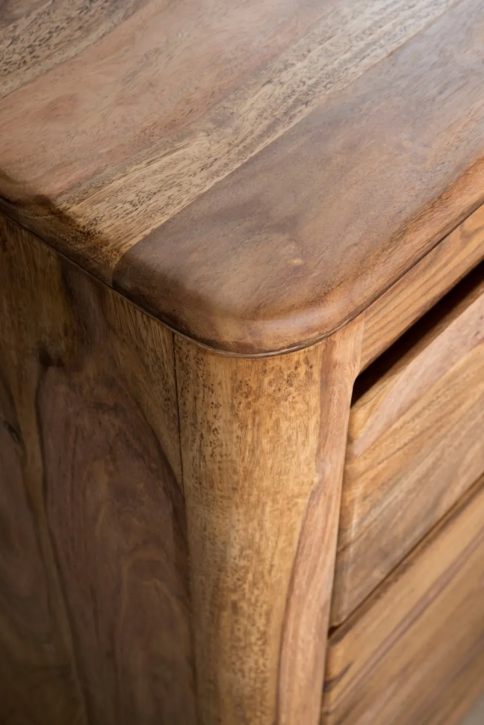 Highboard 166x145cm "Indian Sunset" Sheesham
