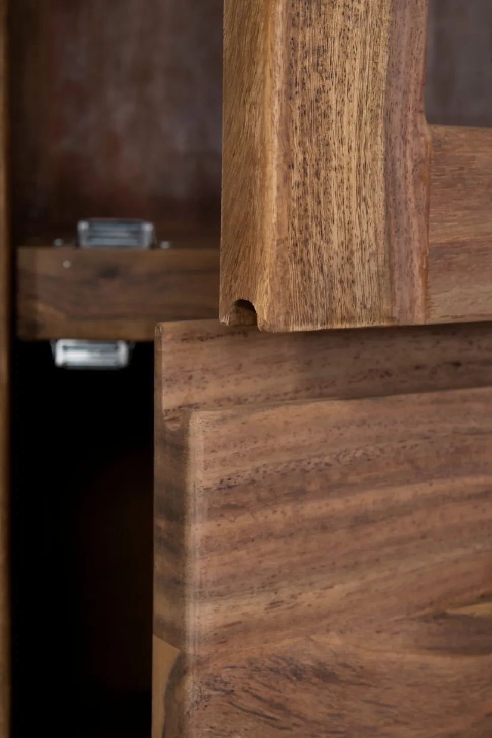 Highboard 166x145cm "Indian Sunset" Sheesham
