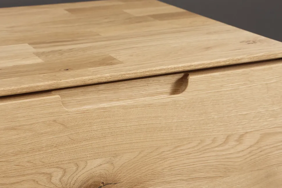 Highboard 149x149cm "Kent" Wildeiche massiv