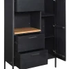 Highboard 92x155cm "Kuba" Akazie mit Baumkante