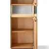 Highboard 65x145cm 'Malaga ' Wildeiche verschiedene Variationen möglich schwarz lackiert