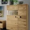 Highboard 96x140cm 'Montreal' Wildeiche geölt