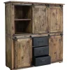 Highboard 150x160cm 'Railroad' Mango & Eisen