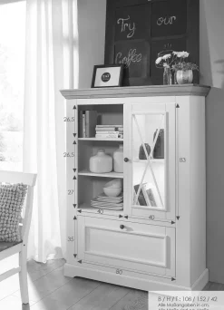 Highboard 108x152cm 