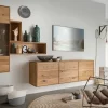Hängeschrank 40x123cm 'Prag' Wildeiche geölt WZ-0546