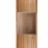 Hängevitrine Glastür 42cm 'San Diego' Wildeiche geölt massiv