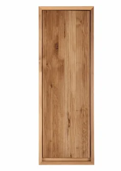 Hängevitrine Holztür 42cm 'San Diego' Wildeiche geölt massiv
