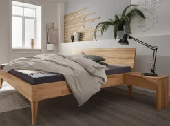 Jugendbett 'Astoria' 140x200cm Kernbuche geölt
