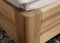 Jugendbett Überlänge 'Mona' 140x220cm Wildeiche geölt