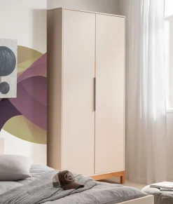 Jugendzimmer 3-tlg. "Annabell" Kiefer creme & gebeizt