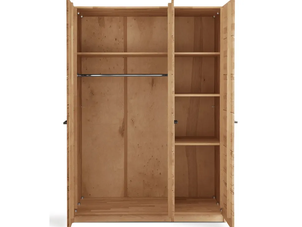 Kleiderschrank 140cm 'San Antonio' Wildeiche geölt