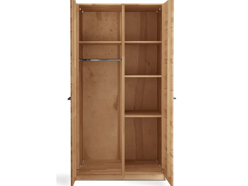 Kleiderschrank 94cm 'San Antonio' Wildeiche geölt