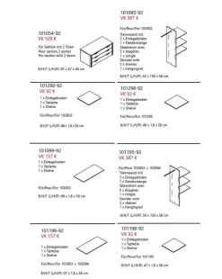 Kleiderschrank 202cm 4-trg.