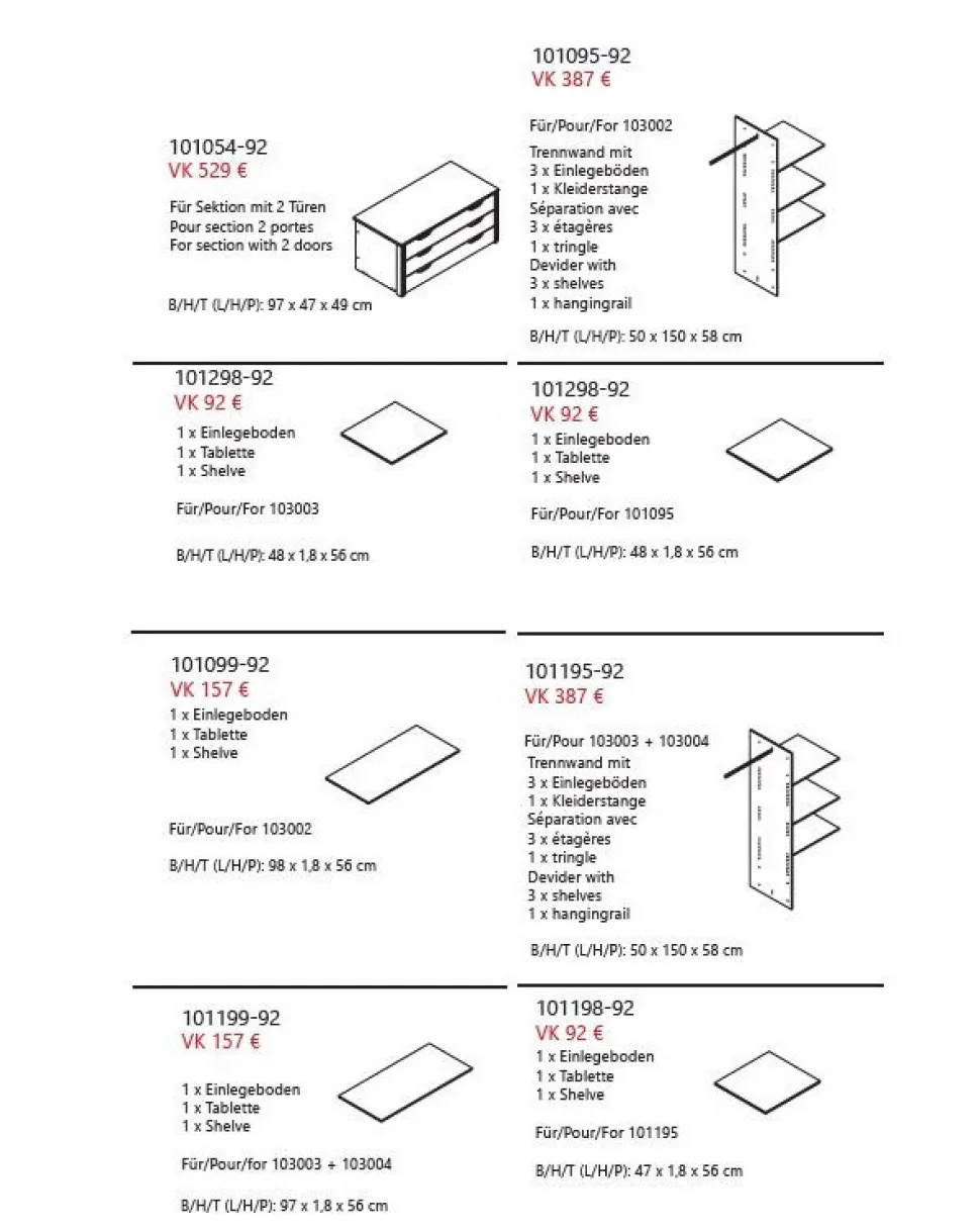 Kleiderschrank 202cm 4-trg. "Norden" Eiche & Rattangeflecht