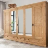 Kleiderschrank 5-trg. 'Anne' Kiefer eichefarbig SZ-0079