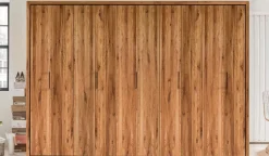 Kleiderschrank 5-trg. 316cm 'Alexandra' Wildeiche massiv geölt
