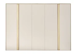 Kleiderschrank 5-trg. 300cm 'Wynwood' Wildeiche & MDF creme