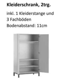 Kleiderschrank 97x206cm 