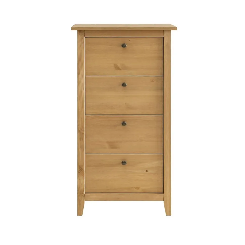 Kommode 58cm 'Jana' Kiefer laugenfarbig laugenfarbig gebeizt/geölt