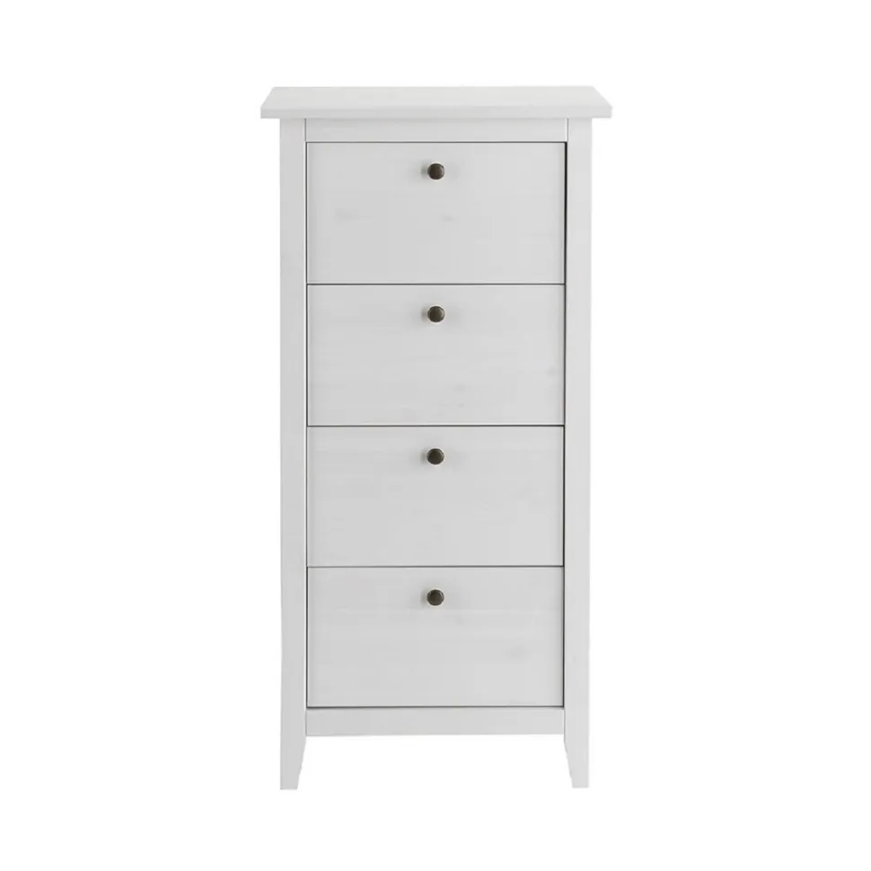 Kommode 58cm 'Jana' Kiefer laugenfarbig laugenfarbig gebeizt/geölt