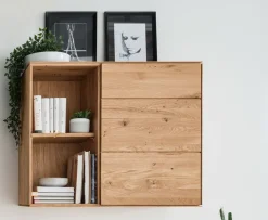 Kommode hängend oder stehend 97cm 'Prag' Wildeiche geölt WZ-0546