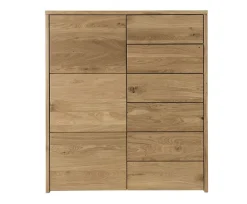 Kommode 105x120cm "Bakersfield" Wildeiche geölt