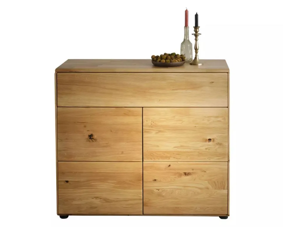 Kommode 100x91cm "Messina" Wildeiche massiv