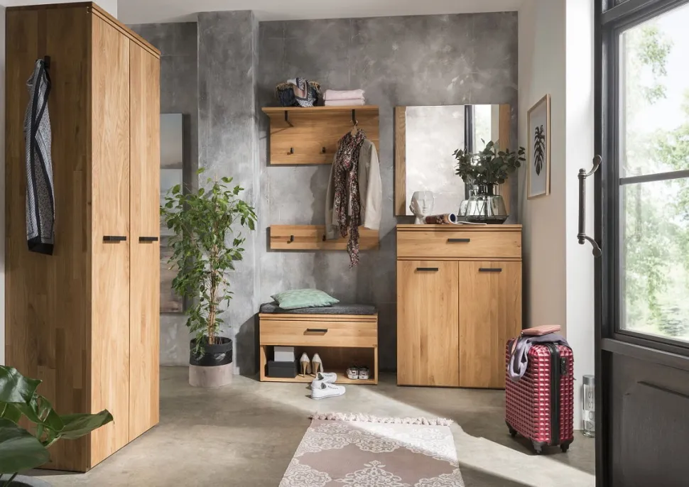 Kommode 80x89cm "Riga" Wildeiche massiv