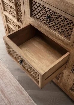 Kommode 90x90cm 'Shania' Mangoholz massiv