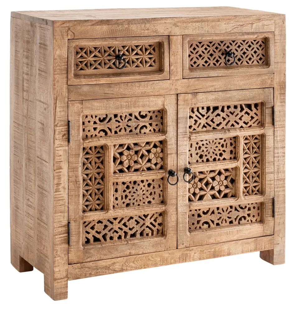 Kommode 90x90cm 'Shania' Mangoholz massiv