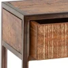 Konsolentisch 120x78cm 'Compton' recyceltes Altholz & Eisen vintage