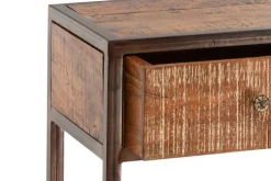 Konsolentisch 120x78cm 'Compton' recyceltes Altholz & Eisen vintage