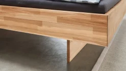 Massivholzbett Kernbuche oder Wildeiche 'Roseville' verschiedene Größen möglich 160 x 200 cm Kernbuche geölt ohne Nachtkonsole