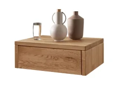 Nachtkonsole 45x17cm 'Kiara' Wildeiche massiv geölt