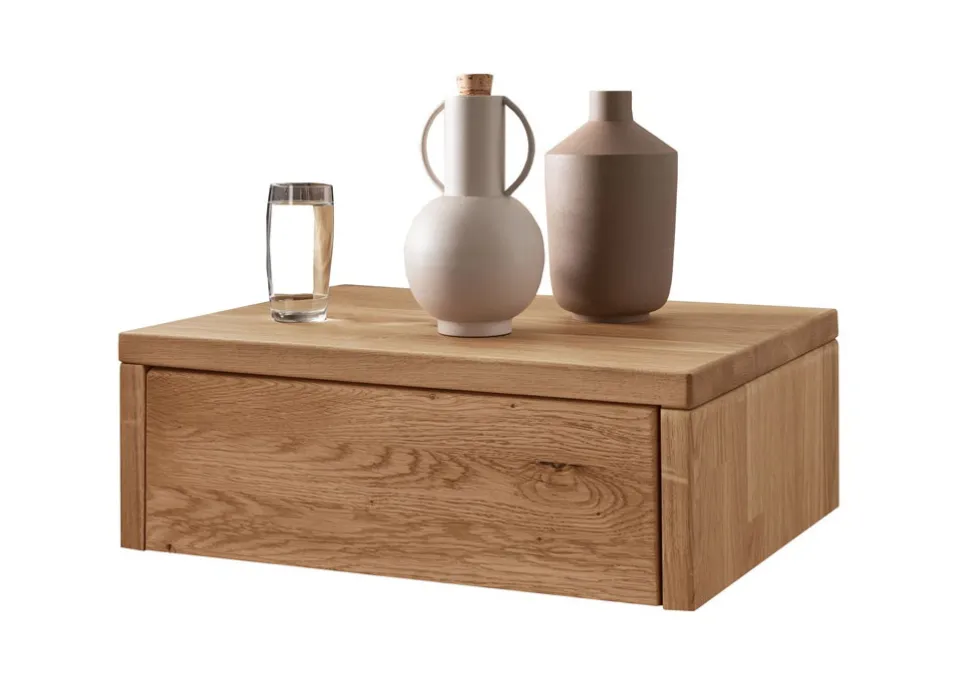 Nachtkonsole 45x17cm 'Kiara' Wildeiche massiv geölt
