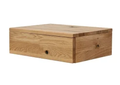 Nachtkonsole 45x14cm 'Miriam' Wildeiche geölt