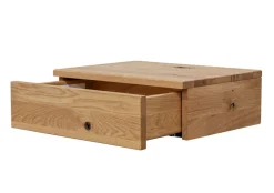 Nachtkonsole 45x14cm 'Miriam' Wildeiche geölt