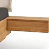 Nachtkonsole 45x15cm 'Mona & Josy & Salerno' Wildeiche geölt