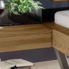 Nachttisch 45cm links 'Fiona & Leon' Wildeiche geölt hängend
