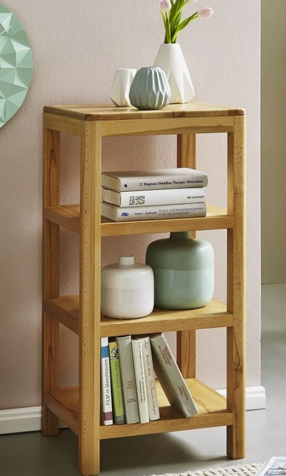Regal 40x83cm 'Bayreuth' Kernbuche massiv