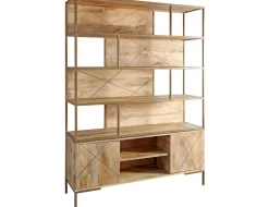 Regal 145x199cm 'Houston' Mango natur & goldfarbig