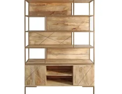 Regal 145x199cm 'Houston' Mango natur & goldfarbig